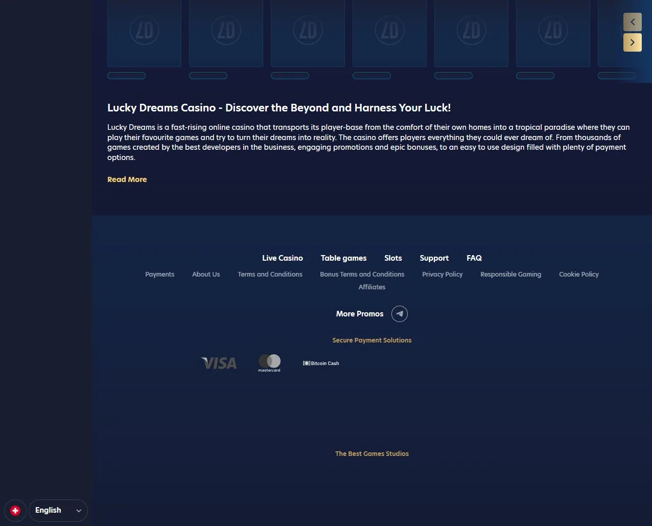 Lucky Dreams interface 5